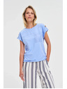 Moodo Tricou de damă Moodo – albastru deschis