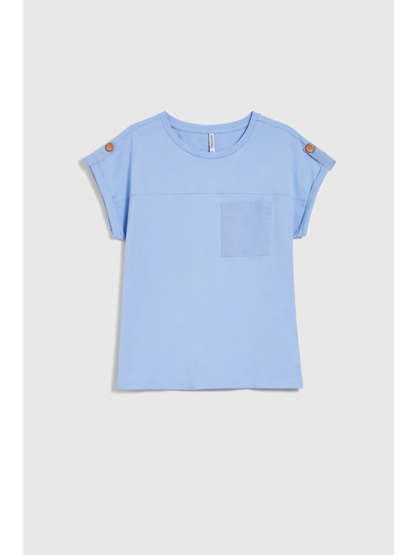 Moodo Tricou de damă Moodo – albastru deschis