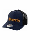 Meatfly Șapcă Meatfly Shaun Trucker Bleumarin / Maro Logo | Maro | Mărime