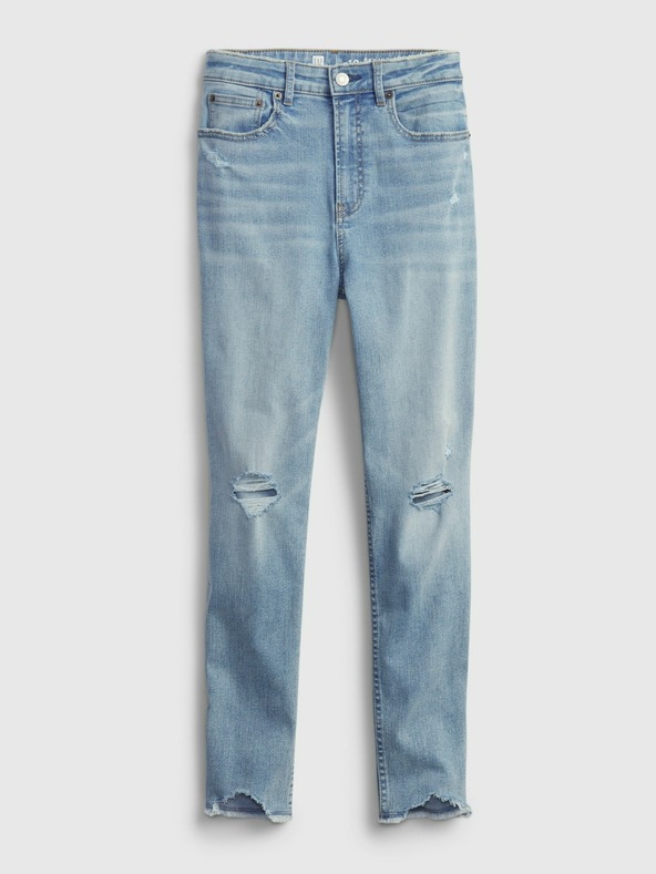 GAP Jeans skinny ankle sky high rise pentru adolescenți GAP