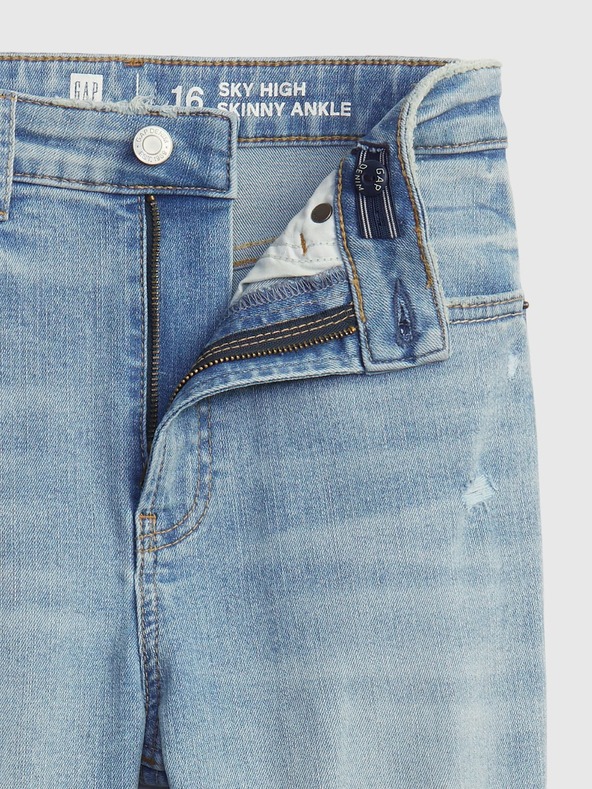 GAP Jeans skinny ankle sky high rise pentru adolescenți GAP