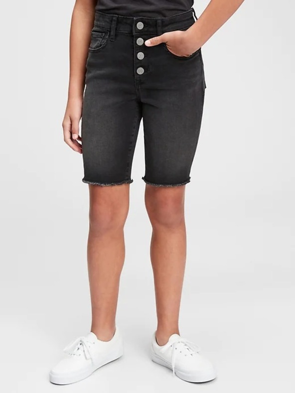GAP Pantaloni scurți din denim high rise pentru copii GAP