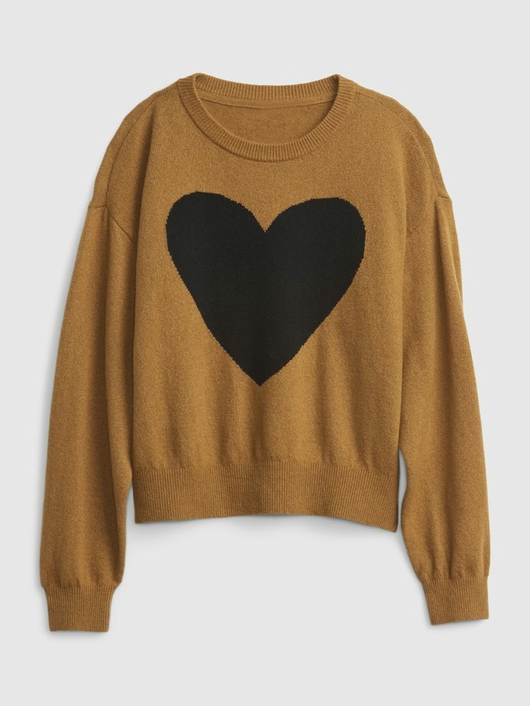 GAP Pulover pentru copii cu inimă GAP