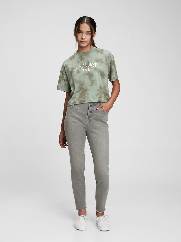 GAP Blugi adolescenți sky high skinny ankle GAP