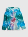 GAP Hanorac cu glugă tie dye pentru copii GAP