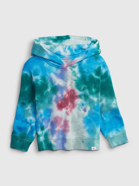 GAP Hanorac cu glugă tie dye pentru copii GAP