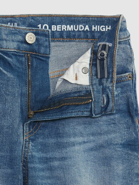 GAP Pantaloni scurți din denim high rise pentru copii GAP