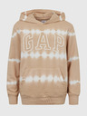 GAP Hanorac cu glugă tie dye pentru copii GAP