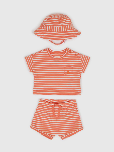 GAP Baby set organic în dungi GAP