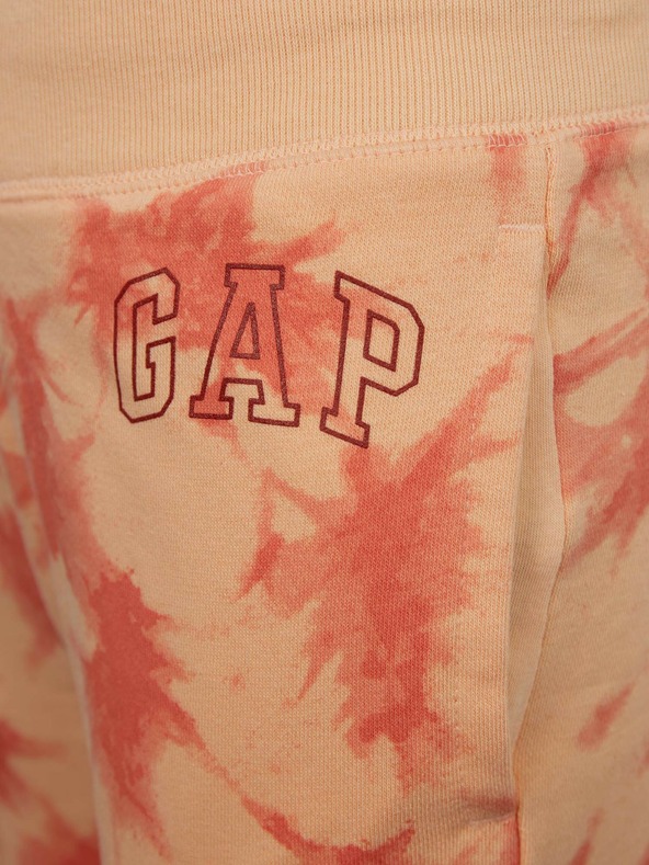 GAP Pantaloni de trening logo tie dye pentru copii GAP