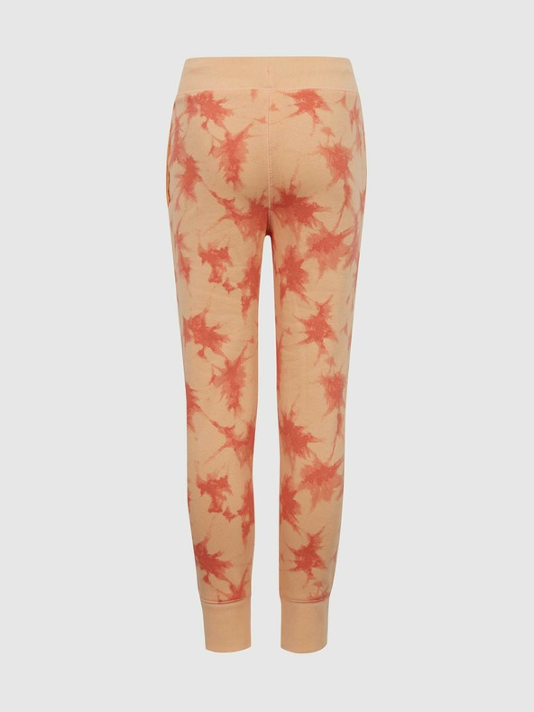 GAP Pantaloni de trening logo tie dye pentru copii GAP