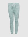 GAP Pantaloni de trening cu flori și logo pentru copii GAP