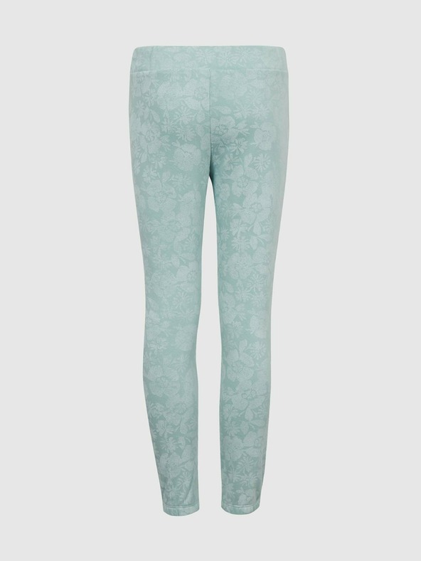 GAP Pantaloni de trening cu flori și logo pentru copii GAP