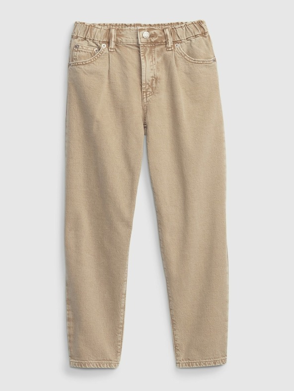 GAP Jeans barrel bej pentru copii GAP