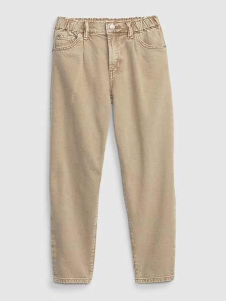GAP Jeans barrel bej pentru copii GAP