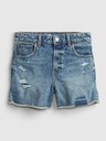 GAP Baby shorts din denim high rise stretch GAP