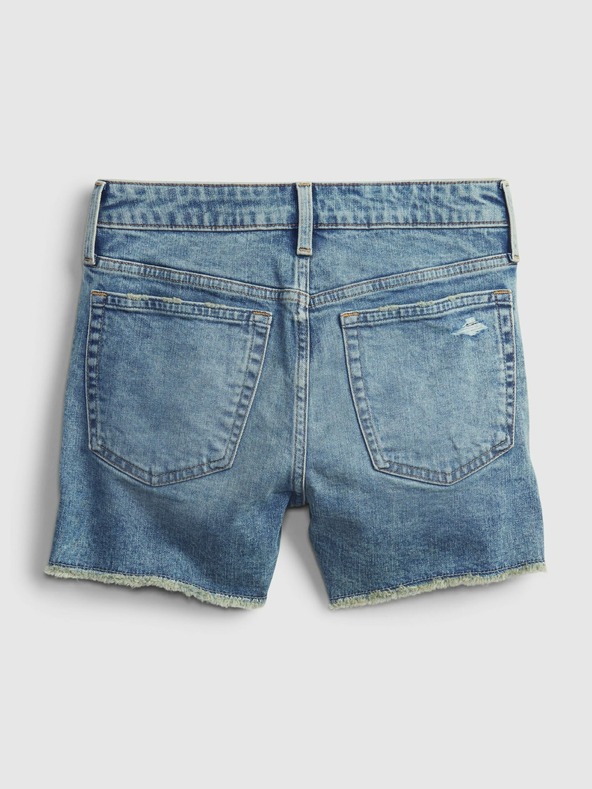 GAP Pantaloni scurți denim high rise stretch pentru copii GAP