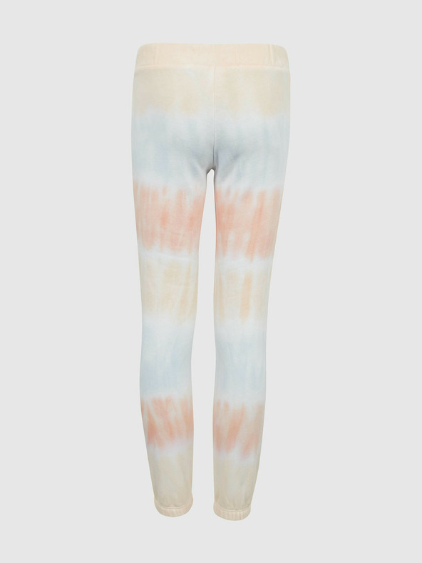 GAP Pantaloni de trening cu logo tie dye pentru copii GAP