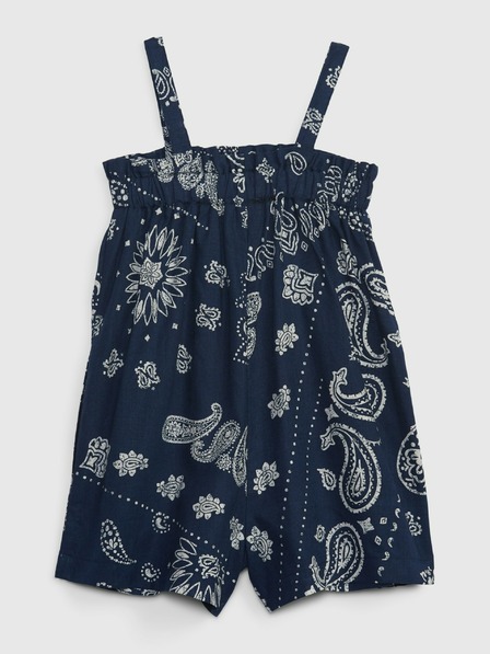 GAP Baby salopetă din in cu model GAP