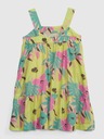 GAP Rochie pentru copii cu imprimeu floral și bretele GAP