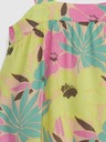 GAP Rochie pentru copii cu imprimeu floral și bretele GAP