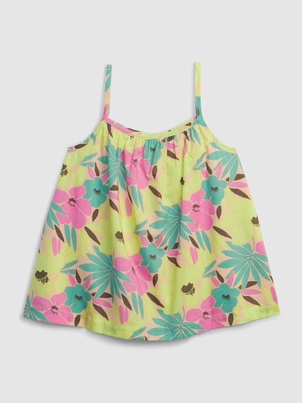 GAP Top floral pentru copii, cu bretele GAP