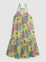 GAP Rochie pentru copii cu imprimeu floral și bretele GAP