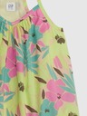 GAP Rochie pentru copii cu imprimeu floral și bretele GAP