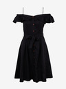 Orsay Rochie de damă neagră cu amestec de in ORSAY