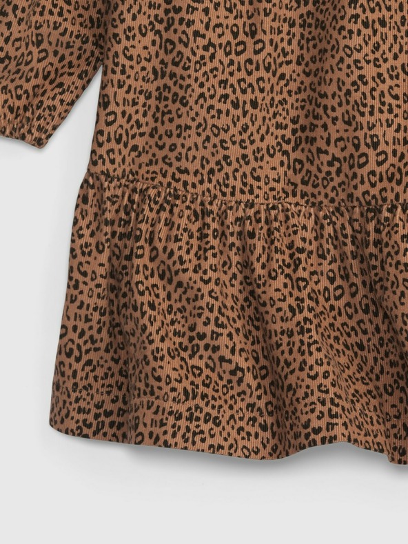 GAP Rochie pentru copii cu model leopard GAP