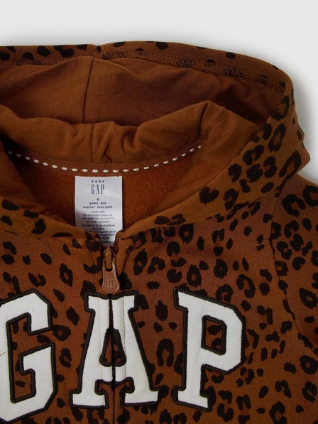 GAP Baby hanorac cu logo leopard GAP