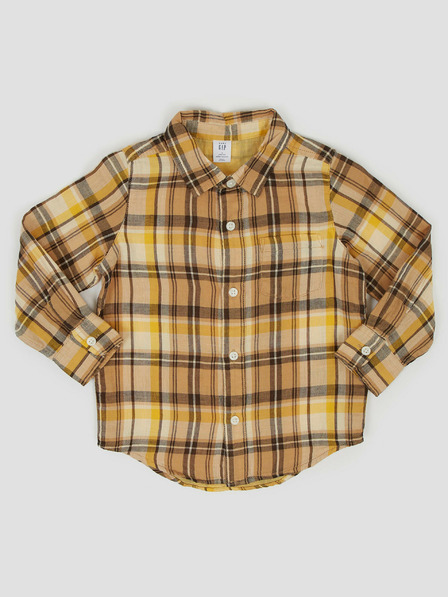 GAP Baby cămașă din flanel în carouri GAP