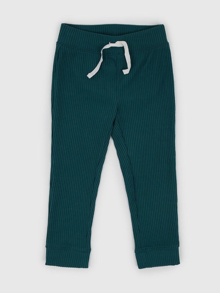 GAP Baby pantaloni din bumbac rib pentru bebeluși GAP