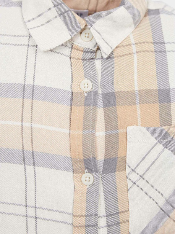 GAP Cămașă flanelată în carouri pentru adolescenți GAP