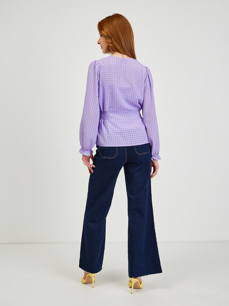 Orsay Bluză de damă în carouri violet deschis ORSAY
