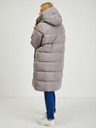 Orsay Palton de damă gri din puf ORSAY