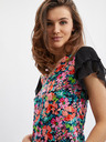 Orsay Bluză pentru femei cu model floral albastru-negru ORSAY
