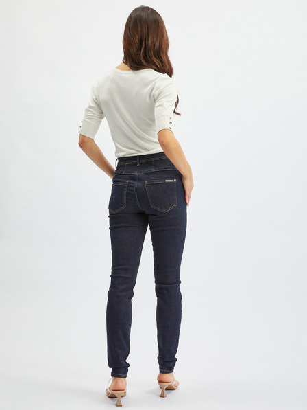 Orsay Blugi skinny de damă albastru închis ORSAY