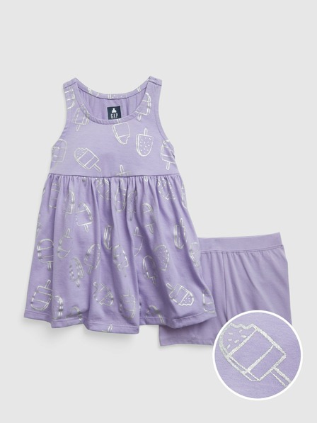 GAP Baby rochie Mix & Match cu pantaloni scurți GAP