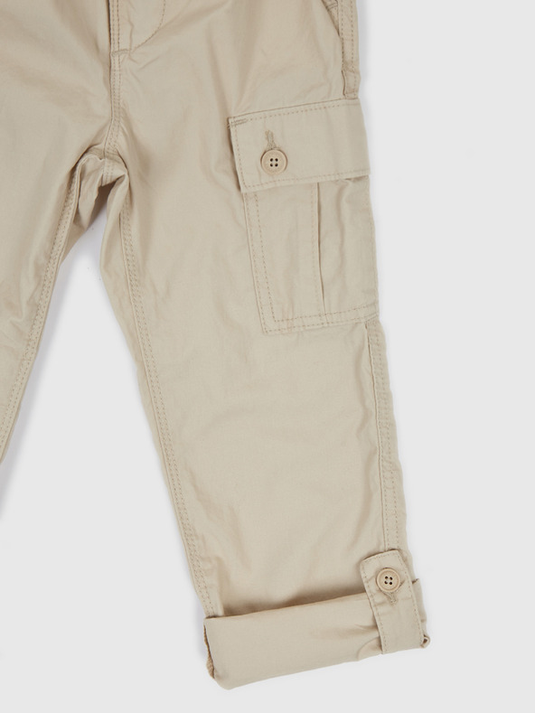 GAP Baby pantaloni cargo din bumbac GAP
