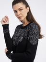 Orsay Rochie pulover negru pentru femei ORSAY
