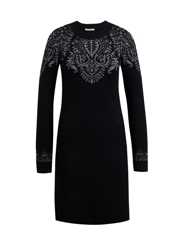 Orsay Rochie pulover negru pentru femei ORSAY