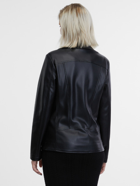 Orsay Geacă de piele neagră pentru femei ORSAY