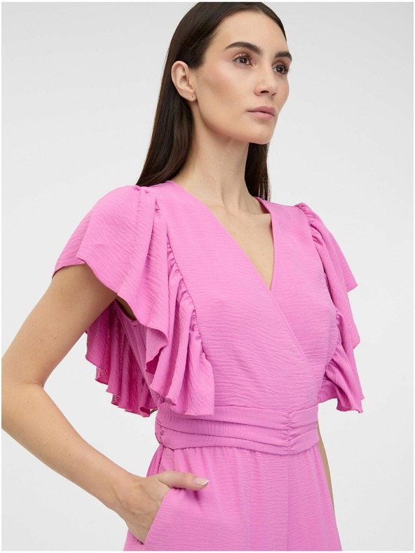 Orsay Salopetă maxi roz pentru femei ORSAY