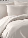 Kvalitex Satin lenjerie franceză extinsă LUXURY COLLECTION 1+2, 240x220, 70x90cm alb