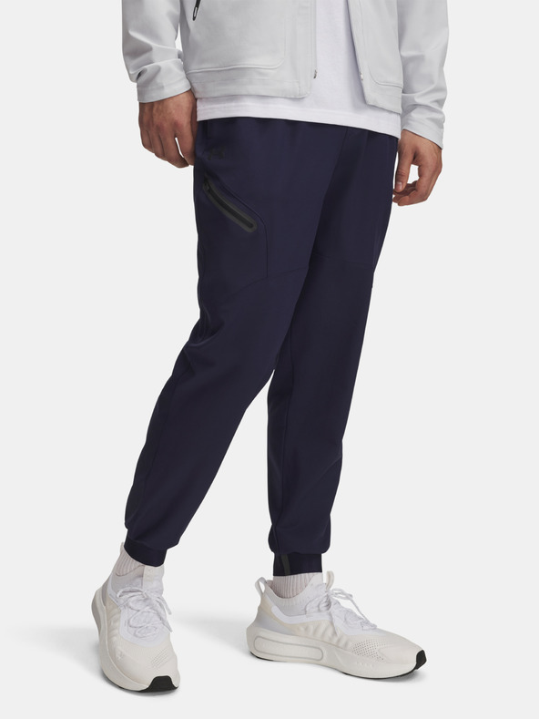 Under Armour Pantaloni de trening pentru bărbați Under Armour UA Unstoppable Woven Jogger-BLU