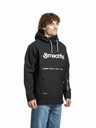 Meatfly Meatfly jachetă softshell pentru bărbați Jax Black / White |