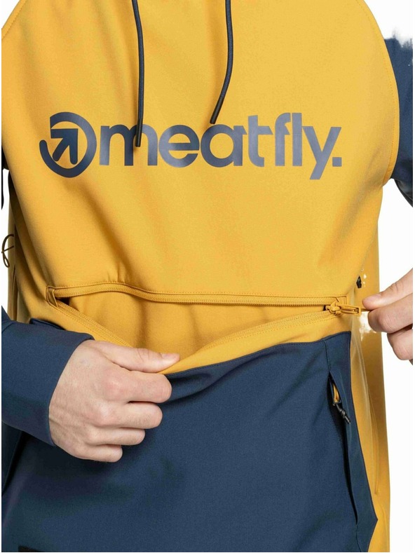 Meatfly Meatfly jachetă softshell pentru bărbați Jax Saphire Blue / Camel |