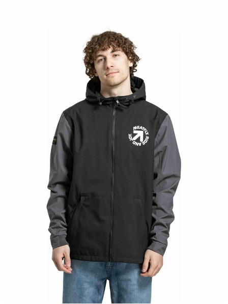 Meatfly Meatfly jachetă stradală pentru bărbați Finn Black / Grey |