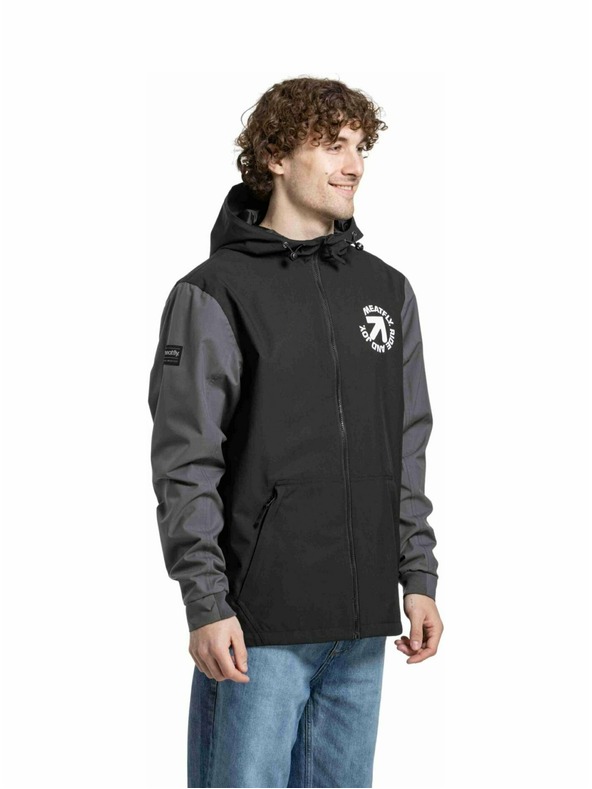 Meatfly Meatfly jachetă stradală pentru bărbați Finn Black / Grey |
